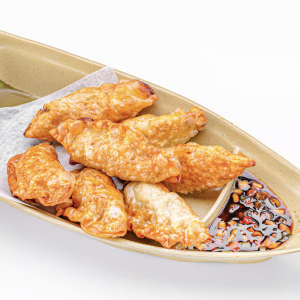 9. Pan-Fried Dumplings (8 pcs)