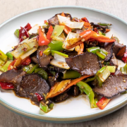 Smoking Beef with Chilli Pepper / 湘西腊牛肉