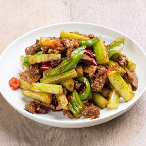 Pork Belly with Cucumber 黄瓜炒肉