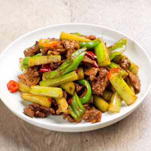 Pork Belly with Cucumber / 黄瓜炒肉