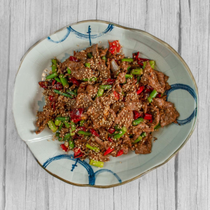C27. Saut&eacute;ed Sliced Beef with Cumin / 飘香孜然牛肉 