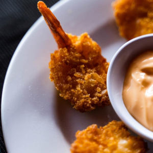 Jumbo Shrimp with Chili Aioli