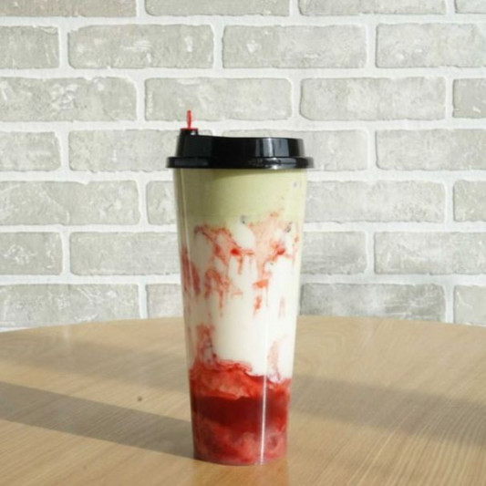 Matcha Strawberry Milk