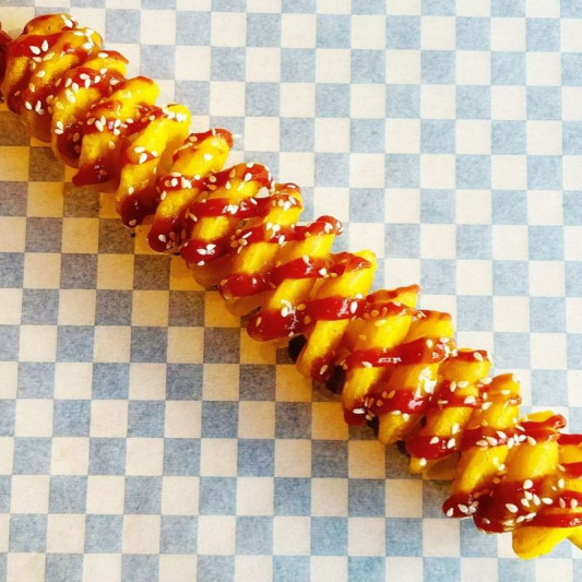 Fried Potato Tower (1 Skewer) 炸薯塔