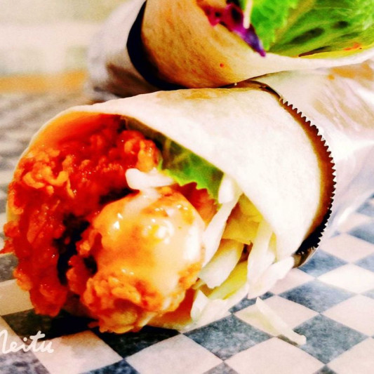 Korean BBQ Chicken Wrap