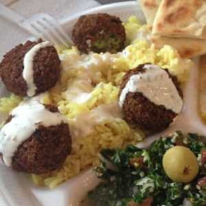 #7. Falafel Plate