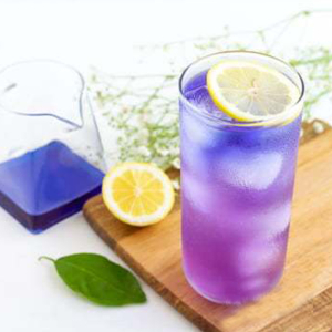 Butterfly Pea Flower with Lemon