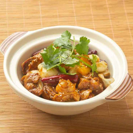 Chicken Hot Pot with Rice Wine
