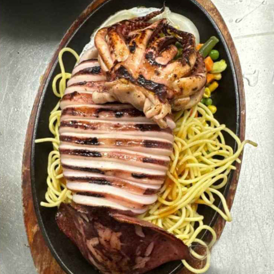 Squid Steak Combo