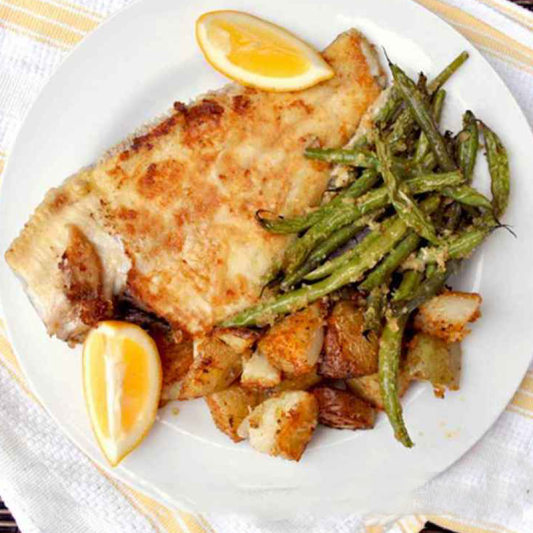 Halibut Fish Filet Combo