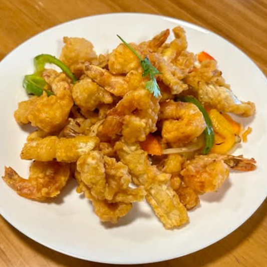 B. Spicy Squid 椒盐鲜鱿 