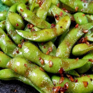 Garlic Edamame