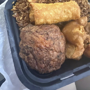 Lunch#12. Egg Foo Young & Fried Young Shrimp