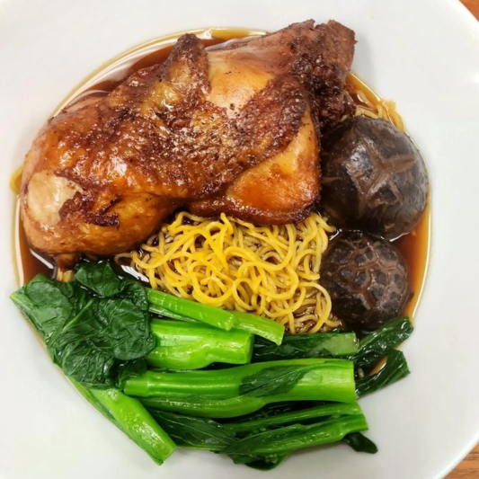 Braised Chicken Noodles
