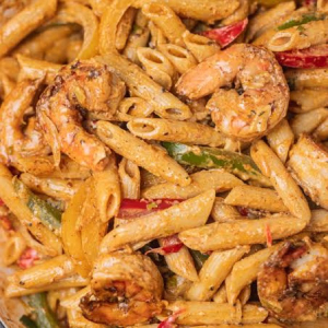 Oh Rasta Chicken & Shrimp Penne