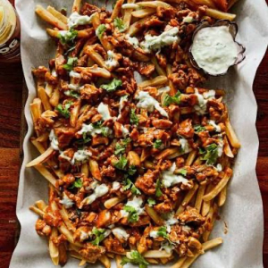 Loaded Butter Chicken Fries