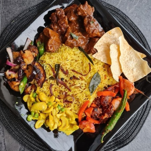 Mutton Rice & Curry
