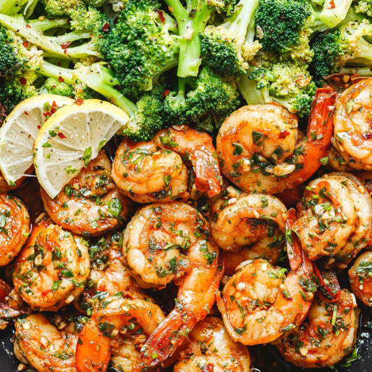 Shrimp with Broccoli