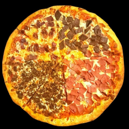 Pizza fan de viande