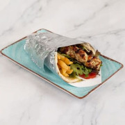 Chicken Souvlaki Wrapped in a Pita