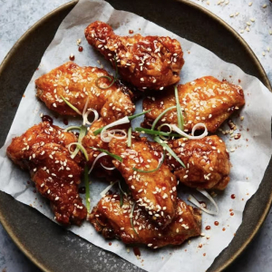 Korean Sweet & Spicy Chicken Wings