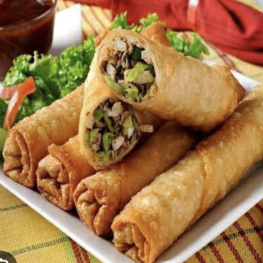 Homemade Chicken Spring Rolls