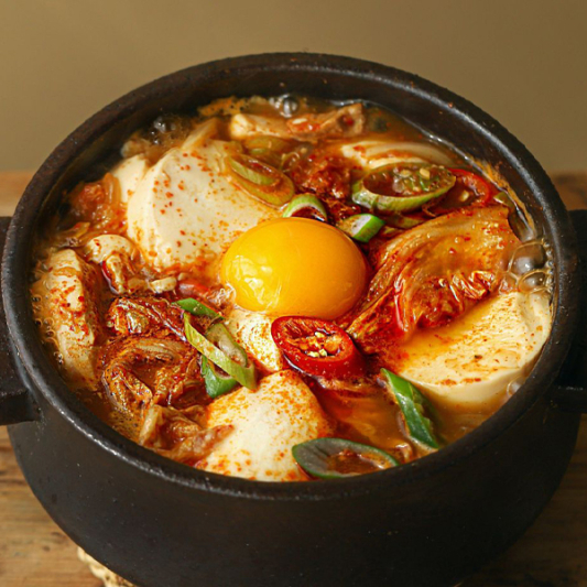 V-Kimchi Tofu Soup 김치순두부