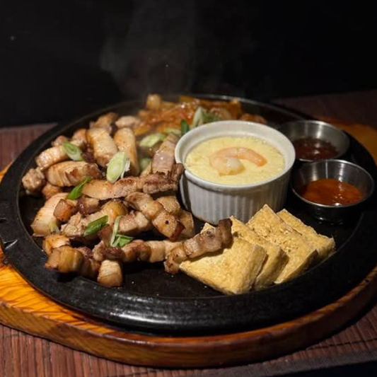 31. Sizzling Pork Belly 삼겹살판구이