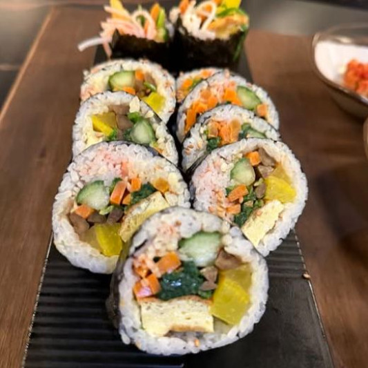 Vegetarian Kimbap