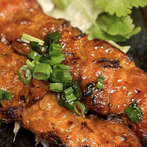 A8. Grilled Pork Skewers (2 pcs) Thịt Heo Nướng