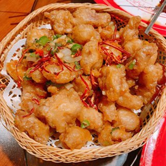 Deep-Fried Chicken Joint Cartilage with Salt & Pepper