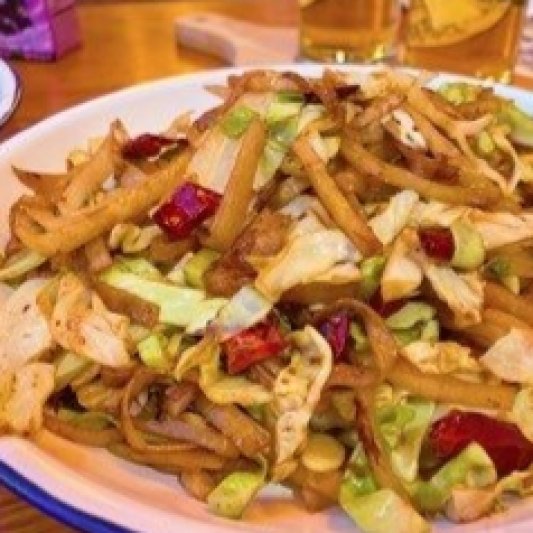 Old Beijing Stir-Fried Pancake