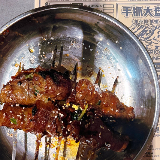 Sliced Fatty Beef Roll with Cilantro (Min. 3 Orders)