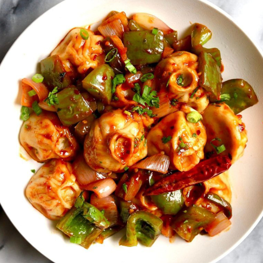 Chilli Chicken Momo (6 pcs)