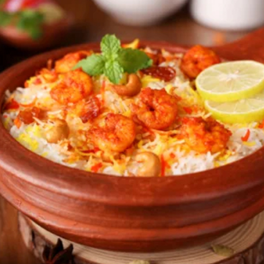 Shrimp Dum Biryani