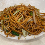 160.	Fried Shanghai Noodles 上海粗炒