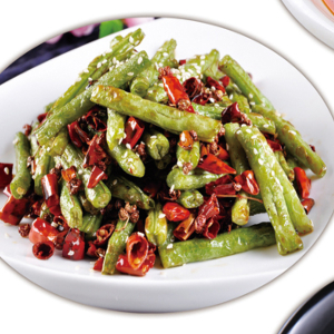 117. Stir-Fried String Bean with Minced Pork 乾煸四季豆