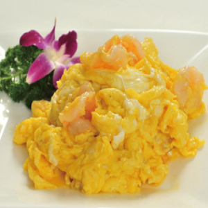 92. Scrambled Egg with Prawns 滑蛋蝦球