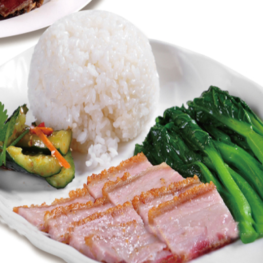 221. Roast Pork over Rice 燒肉飯