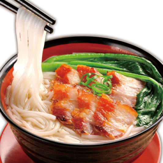 248. BBQ Pork Lai Fun Soup 叉燒湯瀨粉