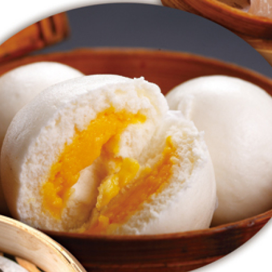 D02. Steamed Egg Custard Bun 奶皇包