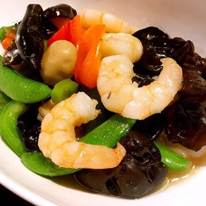 M28. Shrimp with Mixed Vegetables 时菜虾仁