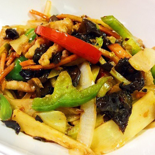 M6. Shredded Pork with Mixed Vegetables 鱼香肉丝