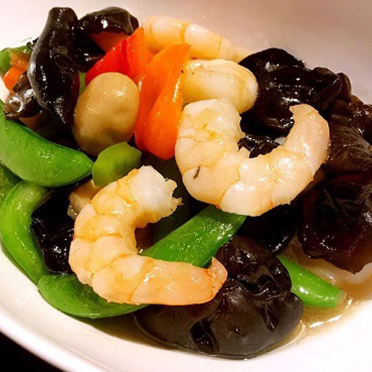 M28. Shrimp with Mixed Vegetables 时菜虾仁