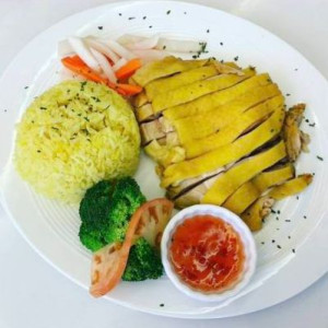 Hananiese Free Range Chicken on Rice 必食香滑海南走地雞飯