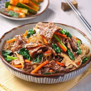 Satay Beef Fried Rice Noodles 沙嗲牛肉炒河粉