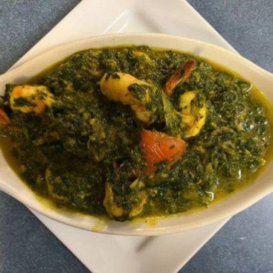 Saag Shrimp
