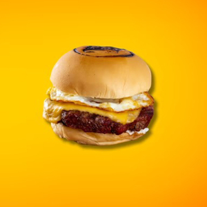 Beef Cheeseburger with Egg