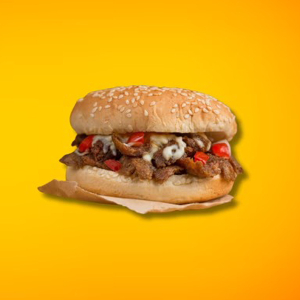 Beef Cheeseburger with Donair Meat