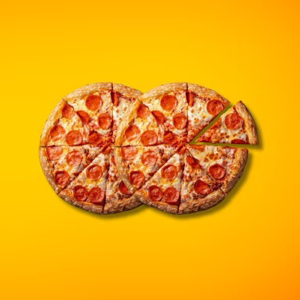 Double Pizza with 1 Topping